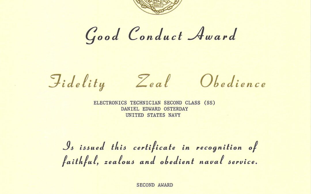 Good Conduct Medal #2