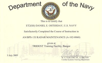 AN/BPS-15J Radar Maintenance