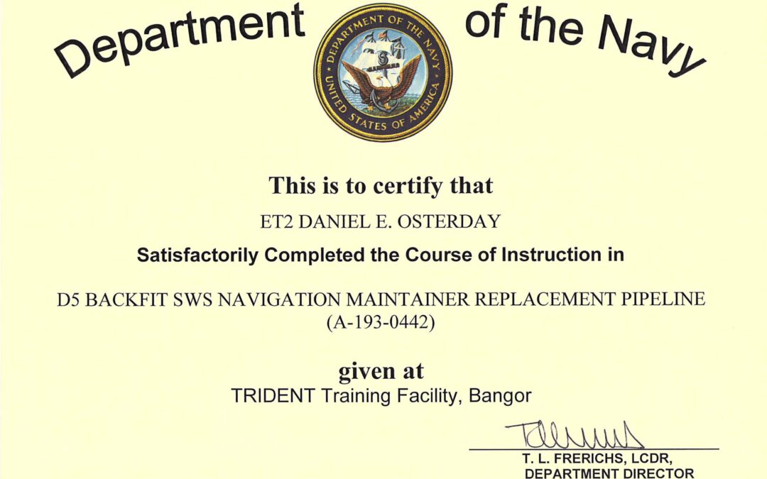 D5 Backfit SWS Navigation Maintainer (NEC 14XM)