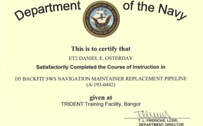 D5 Backfit SWS Navigation Maintainer (NEC 14XM)