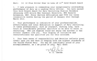 Recruiting Gold Wreath #11