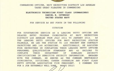 Letter of Commendation
