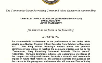 Letter of Commendation