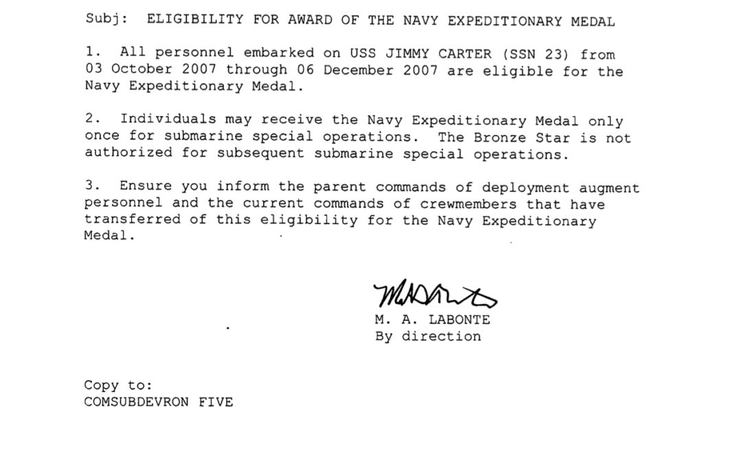 Navy Expeditionary Medal