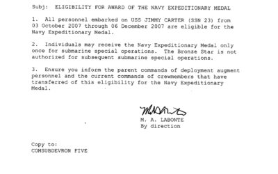 Navy Expeditionary Medal